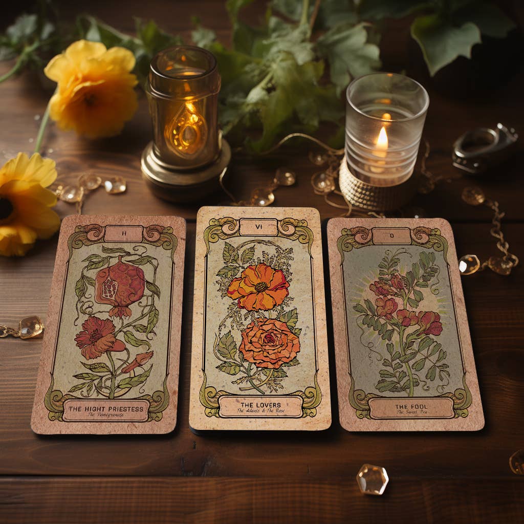 Darksynevyr – wholesale Tarot-kort – Botanica Oculta Tarot 78+2 Extra Kortlek | Tullfri EU/U6