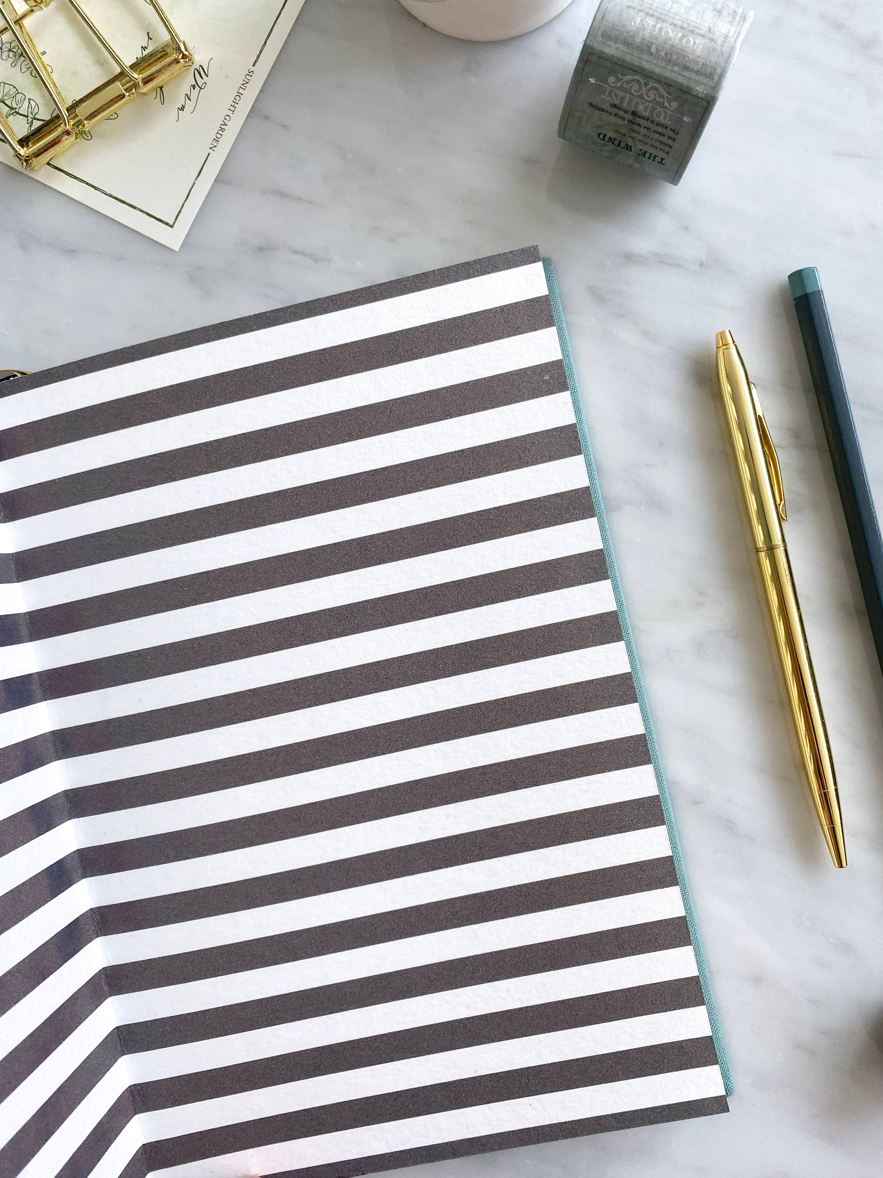 PAPERCROWN NI - Wholesale Notebook - Luxury Handmade Notebook Covered in Bookcloth with Endbands4