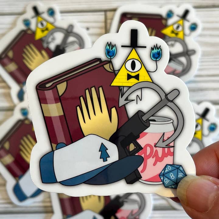 Små ting, Gravity Falls, Vinyl klistermærke for engroshandel hos Graceful Darkness, LLC