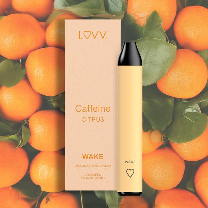 LUVV Labs - Wholesale Oral Supplement/Vitamin - LUVV WAKE Caffeine & B12/Citrus Inhalers - 10-Pack