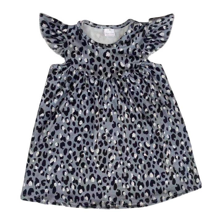 Vestido para meninas Snow Leopard por atacado de Yourself Expression