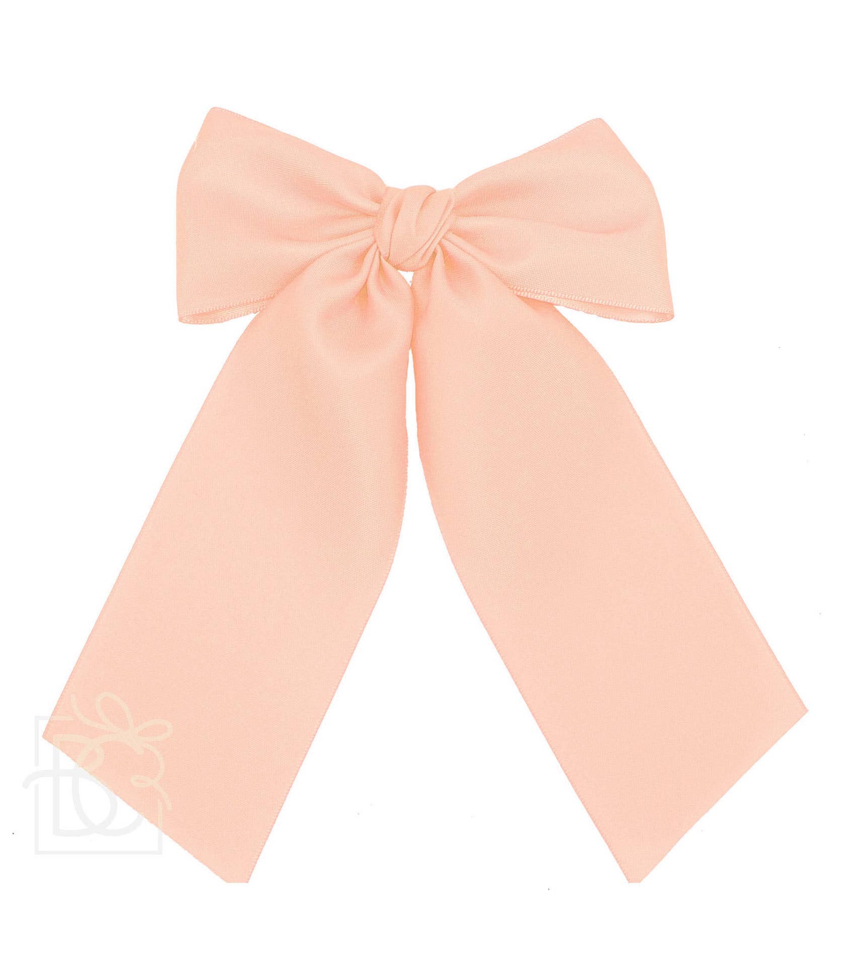 Beyond Creations, LLC - Vente Nœud pour cheveux – enfant - NŒUD EN SATIN OPAQUE AVEC NŒUD ET QUEUES EN FORME D'EURO SUR CLIPS EN FORME D'ALLIGATOR12