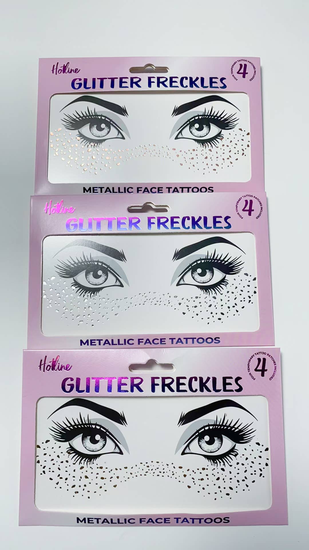 Shop Hotline - Wholesale Temporary Tattoo - Glitter Freckles - Gold Daylight - Easter Basket Gift0