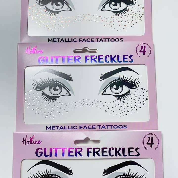 Shop Hotline - Wholesale Temporary Tattoo - Glitter Freckles - Rose Gold Daylight - Easter Basket Gift