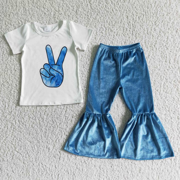 Children Peace velvet pants outfits clothing sets and other Purchase Wholesale peace silk fabric. Free Returns & Net 60 Terms on Faire trending on Faire.