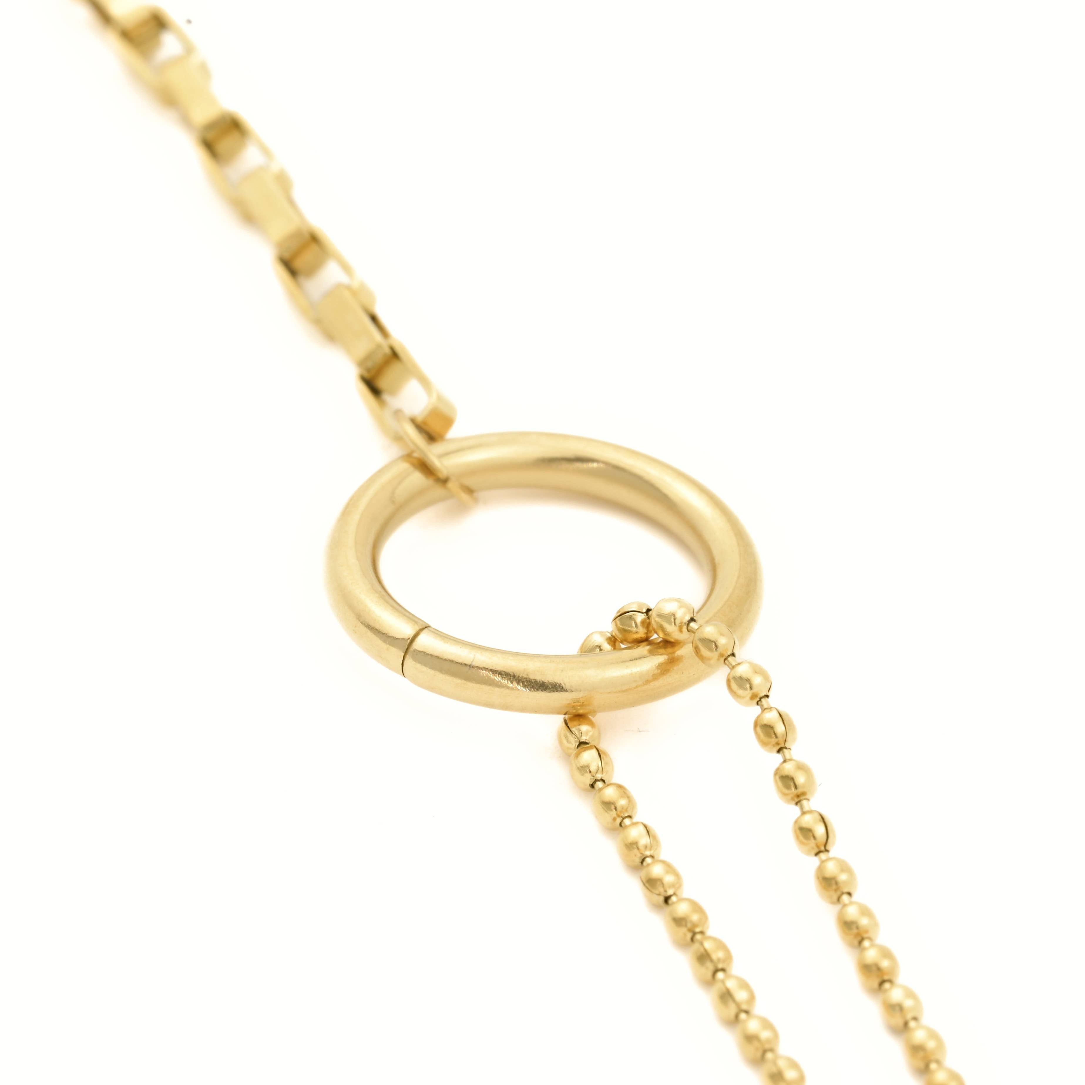 Blueyejewelry - Wholesale Choker/Collar - Circle Link Choker - Waterproof Asymmetrical Circle Choker 4