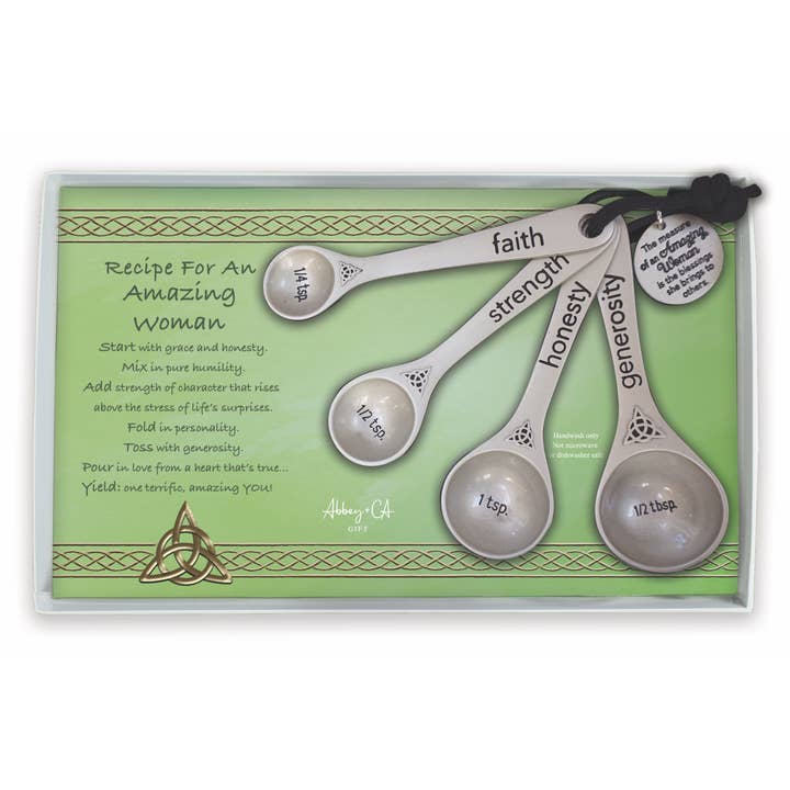 Abbey & CA Gift - Wholesale Measuring Spoon - Amazing Woman Measuring Spoons