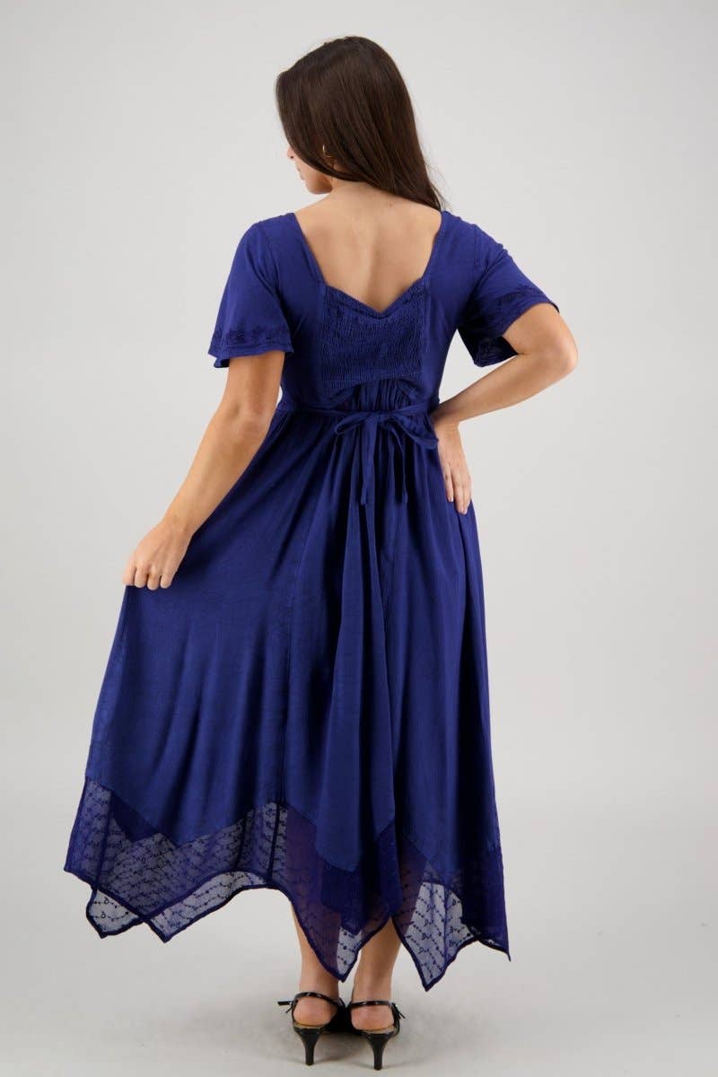 Advance Apparels - Wholesale Dress - Women's - Renaissance Flutter Sleeve Dress ADL-2532711