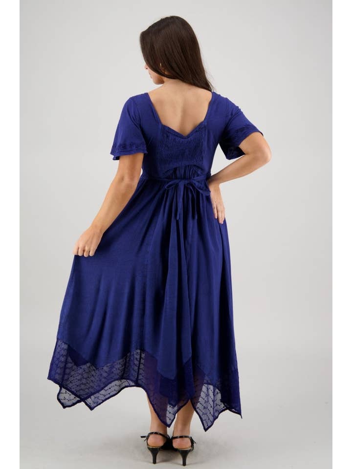Advance Apparels - Wholesale Dress - Women's - Renaissance Flutter Sleeve Dress ADL-2532711