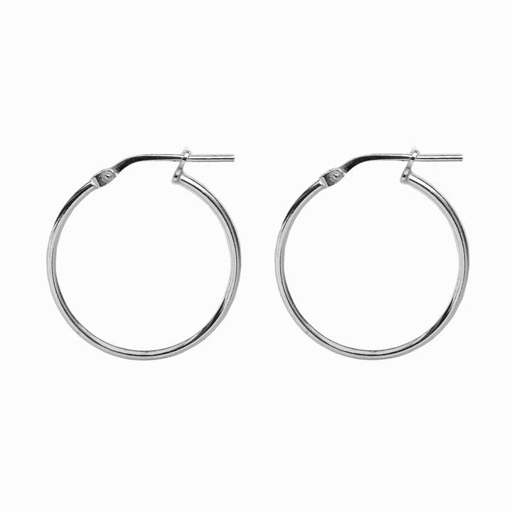 Zilveren Oorringen - Eenvoudig voor wholesale door Sister