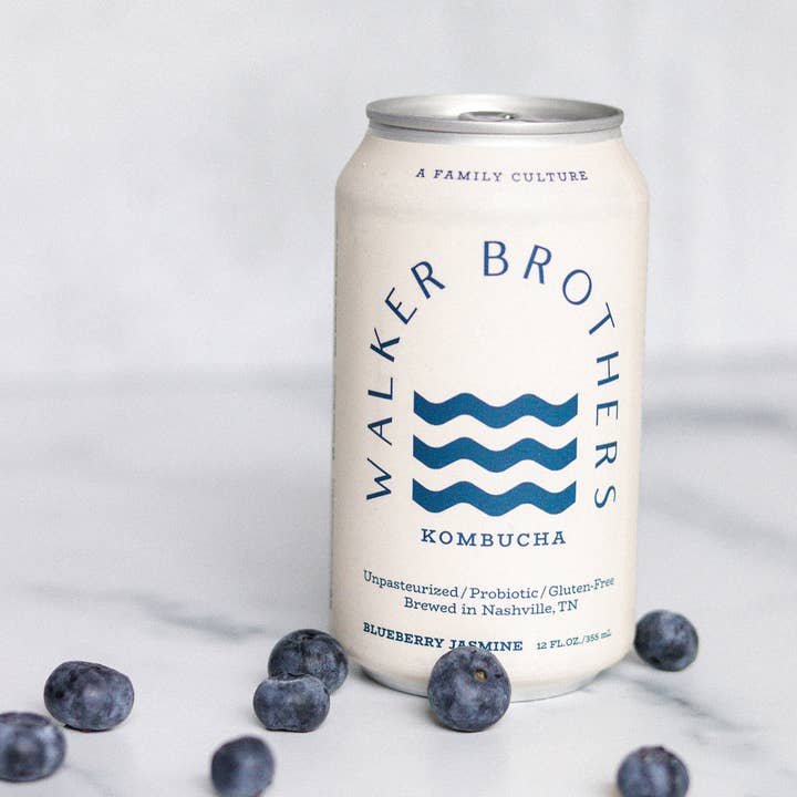 Walker Brothers - Wholesale Kombucha - Blueberry Jasmine Non-Alcoholic Kombucha3