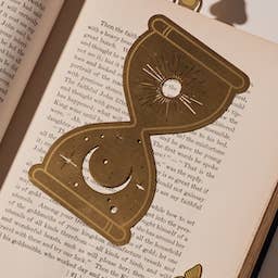 DesignWorks Ink - Wholesale Bookmark - Metal Bookmark - Hourglass
