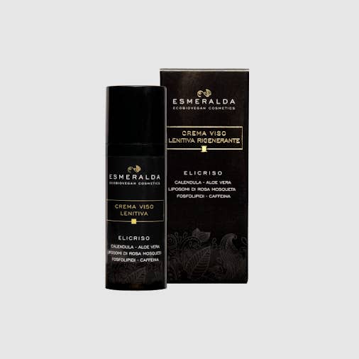 Soothing and regenerating face cream for wholesale by Esmeralda cosmetics