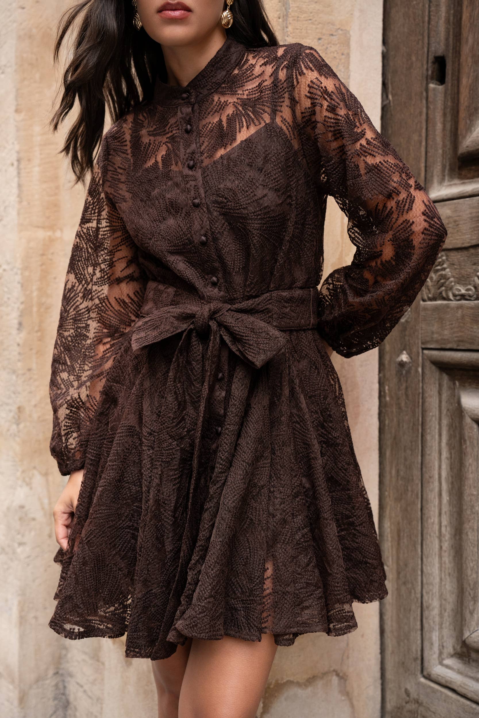 CHOKLATE PARIS – Engroshandel Kjole - Dame – Sonia skaterkjole i blonde - 80960-23