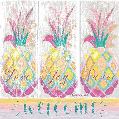 Napkin: Welcome Pineapples for wholesale by Divinity Boutique
