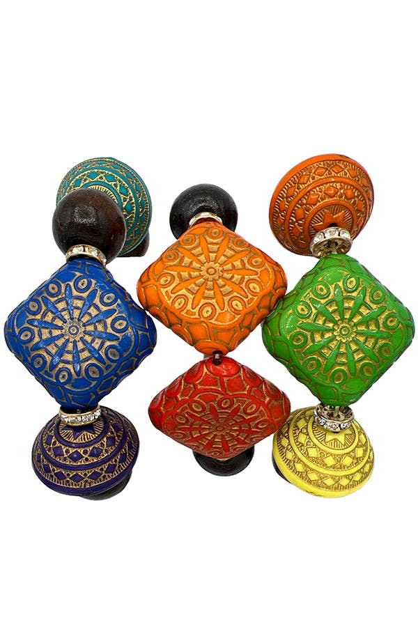 Multi Detail Mix Bead Statement Bracelet Set for wholesale on Faire2