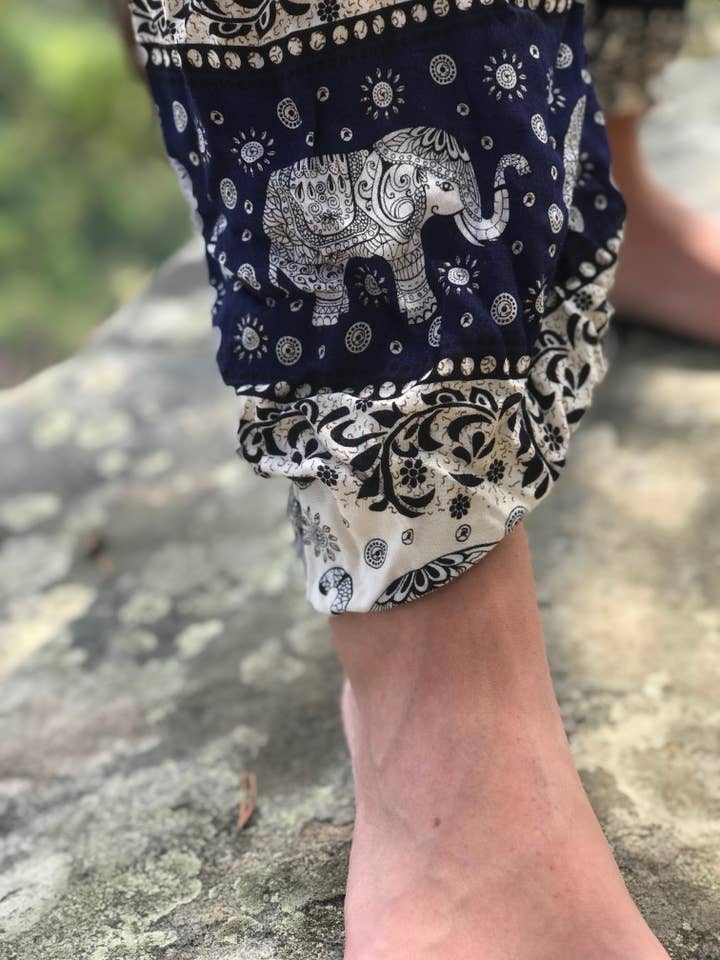 The Elephant Temple - Wholesale Pants - Women's - Chang Thai Elephant Pants-Navy5