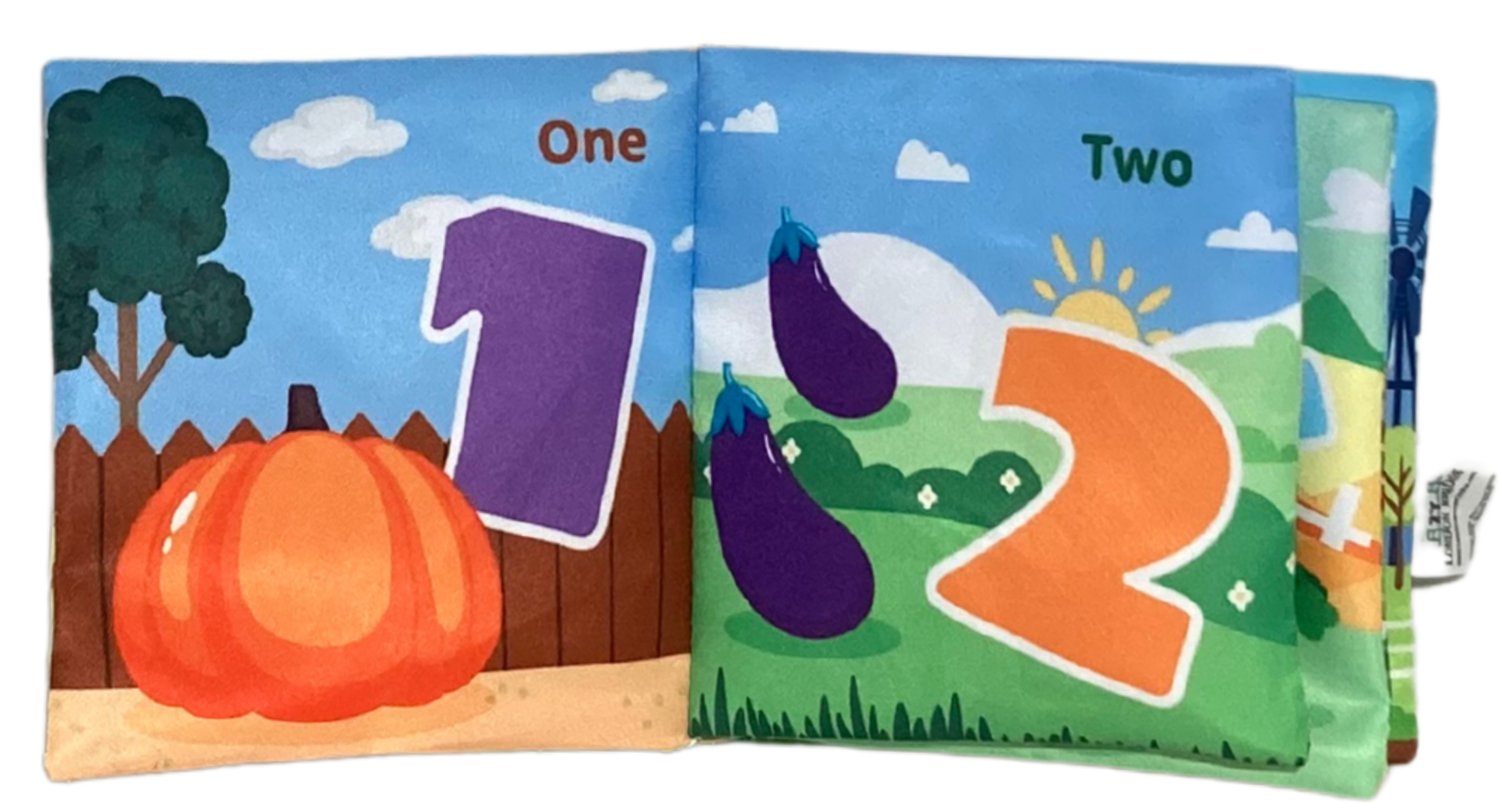 London Bridge & Maison Chic - Vente Livre pour bébés et tout-petits (jusqu'à 2 ans) - Recharge de livres en tissu avec anneau de dentition12