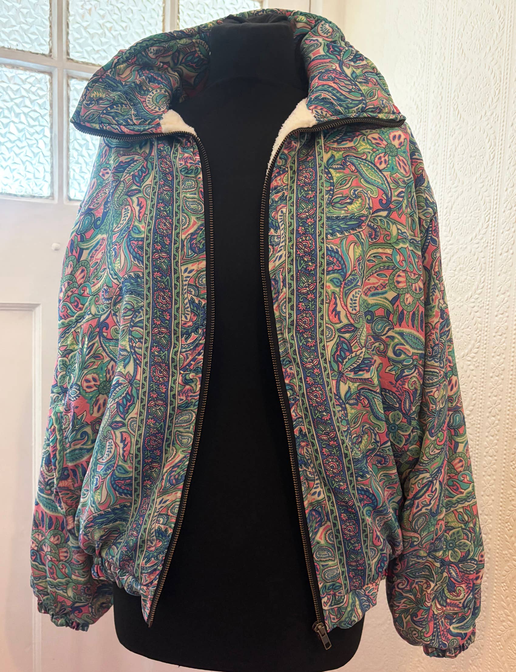 Emma's Emporium – wholesale Bomber jacket – Women’s – AW02: Sari Fleece lined Bomber Jackets - Paisley21