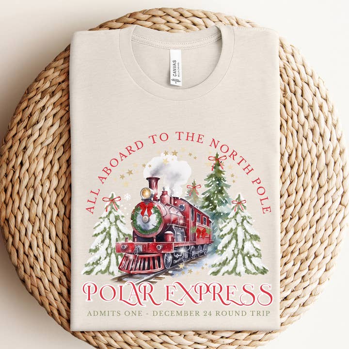 Polar Express Graphic Tee/Crewneck for wholesale by Willow Poppy