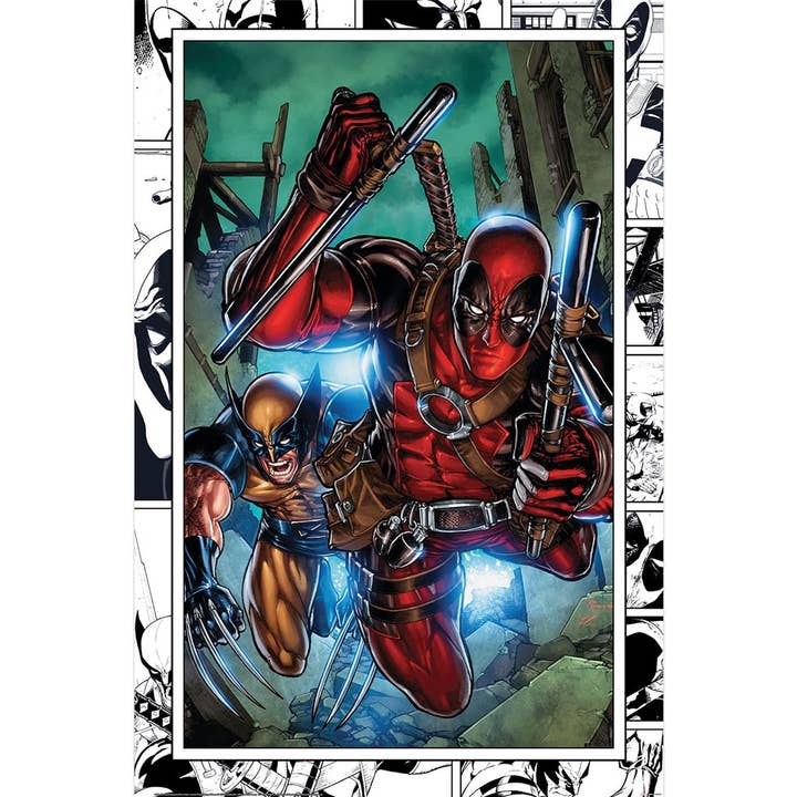 Pyramid International – Poster por atacado – Cartaz Maxi da Marvel Comics (Wolverine & Deadpool)
