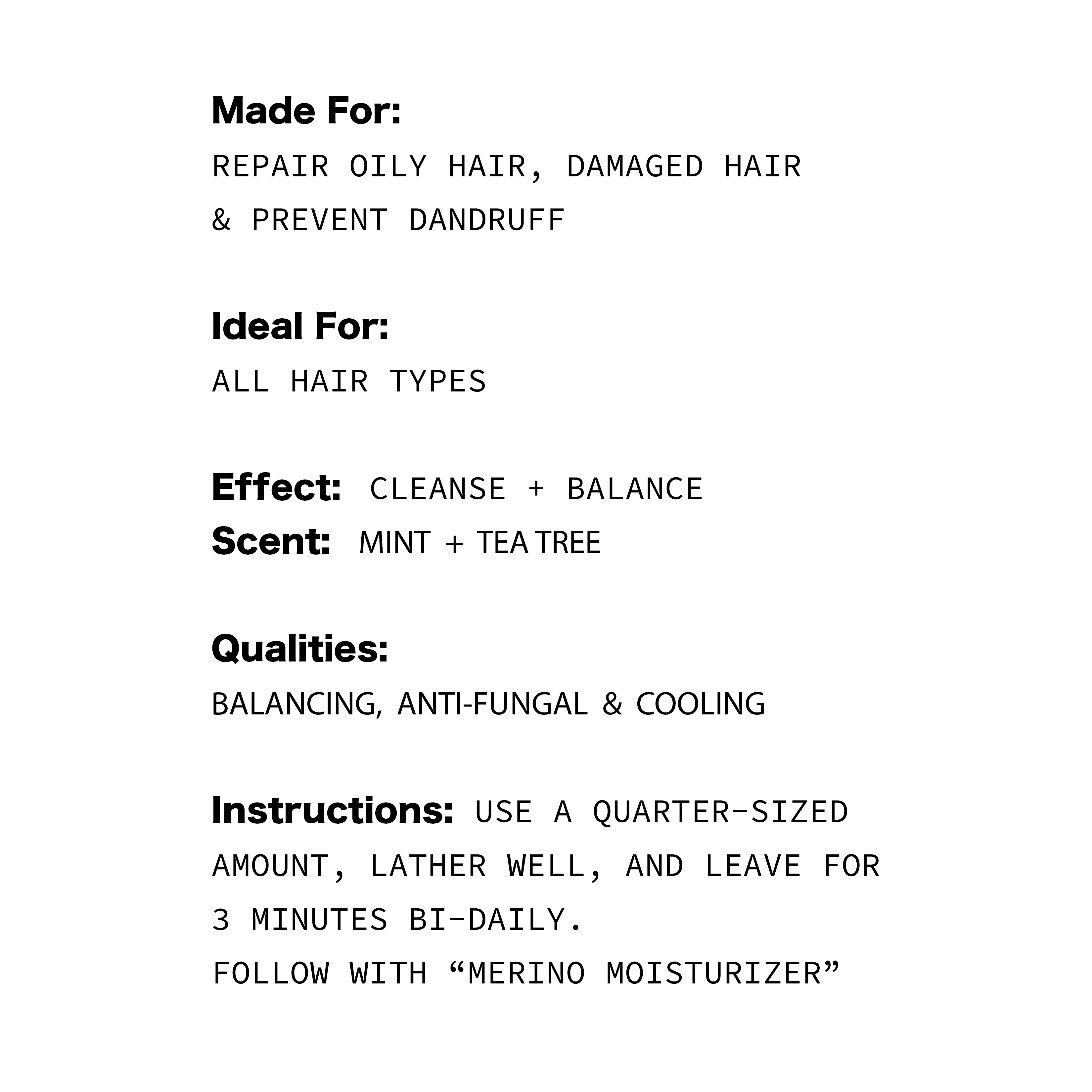 ORTAHAUS Reserve - Wholesale Hair Shampoo - Shepherd's Lather - PH Balancing Shampoo5