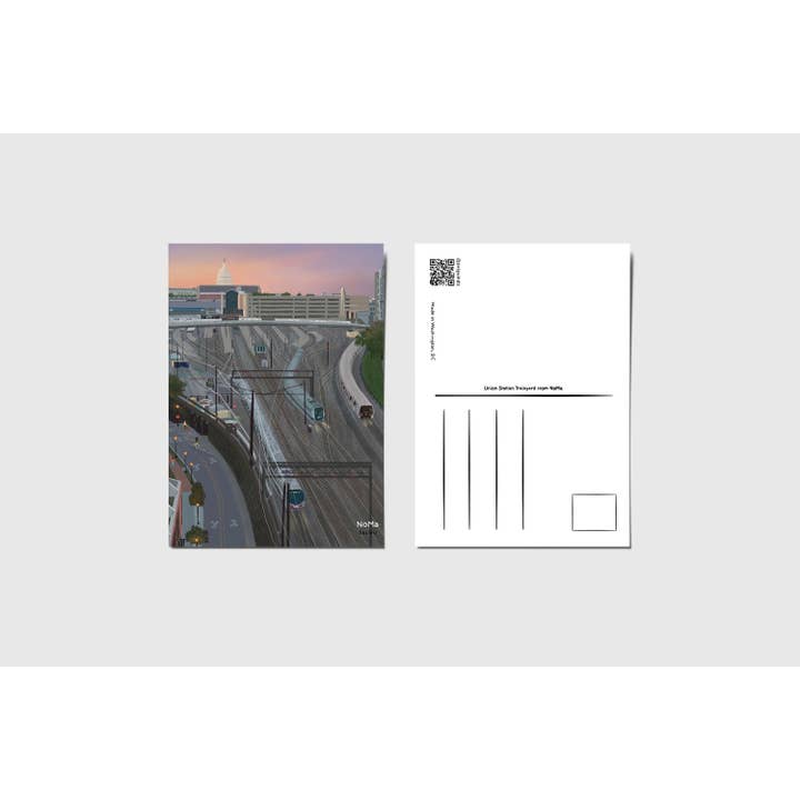 Postcard - Noma Union Station Train Yard for wholesale by Salgu