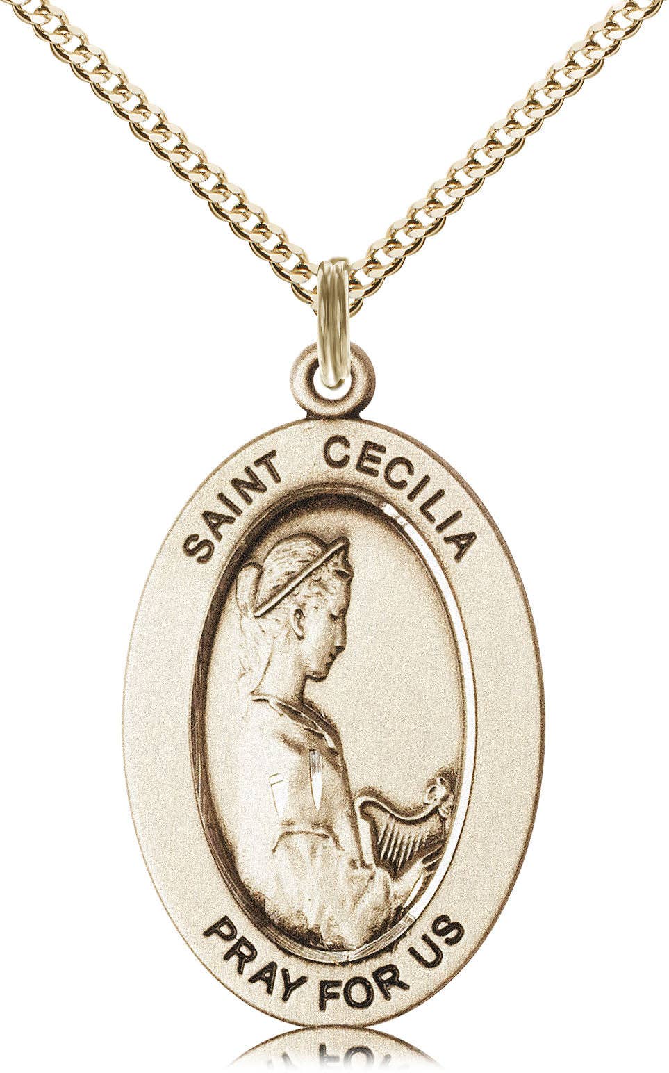 Tony’s Jewelry - Wholesale Pendant/Charm Necklace - Saint Cecilia Pendant