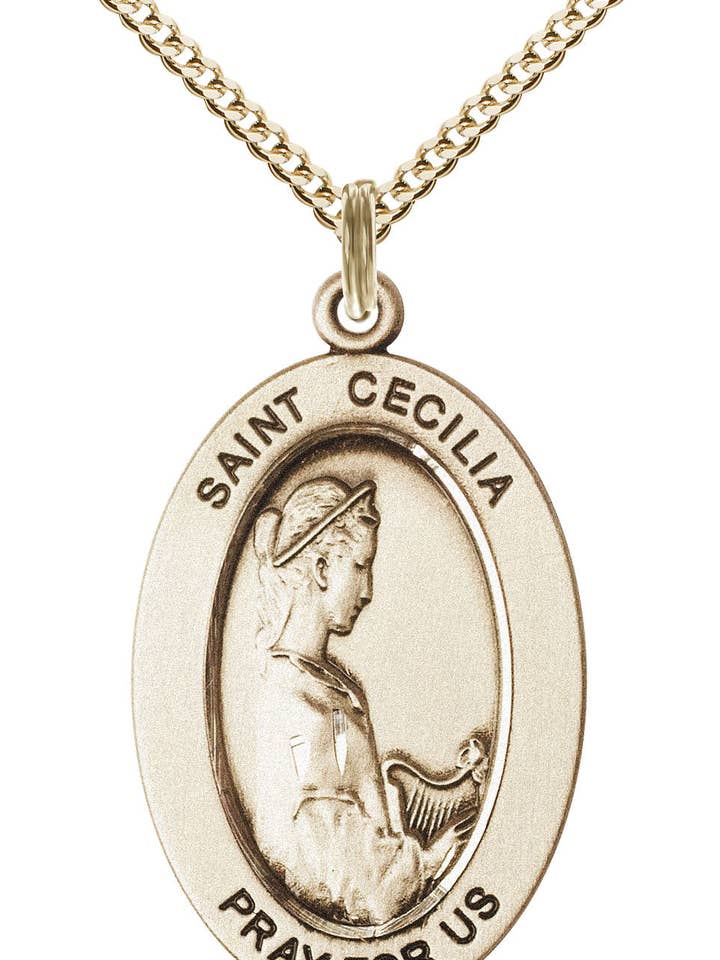 Anhänger der Heiligen Cäcilia für den Großhandel von Tony’s Jewelry