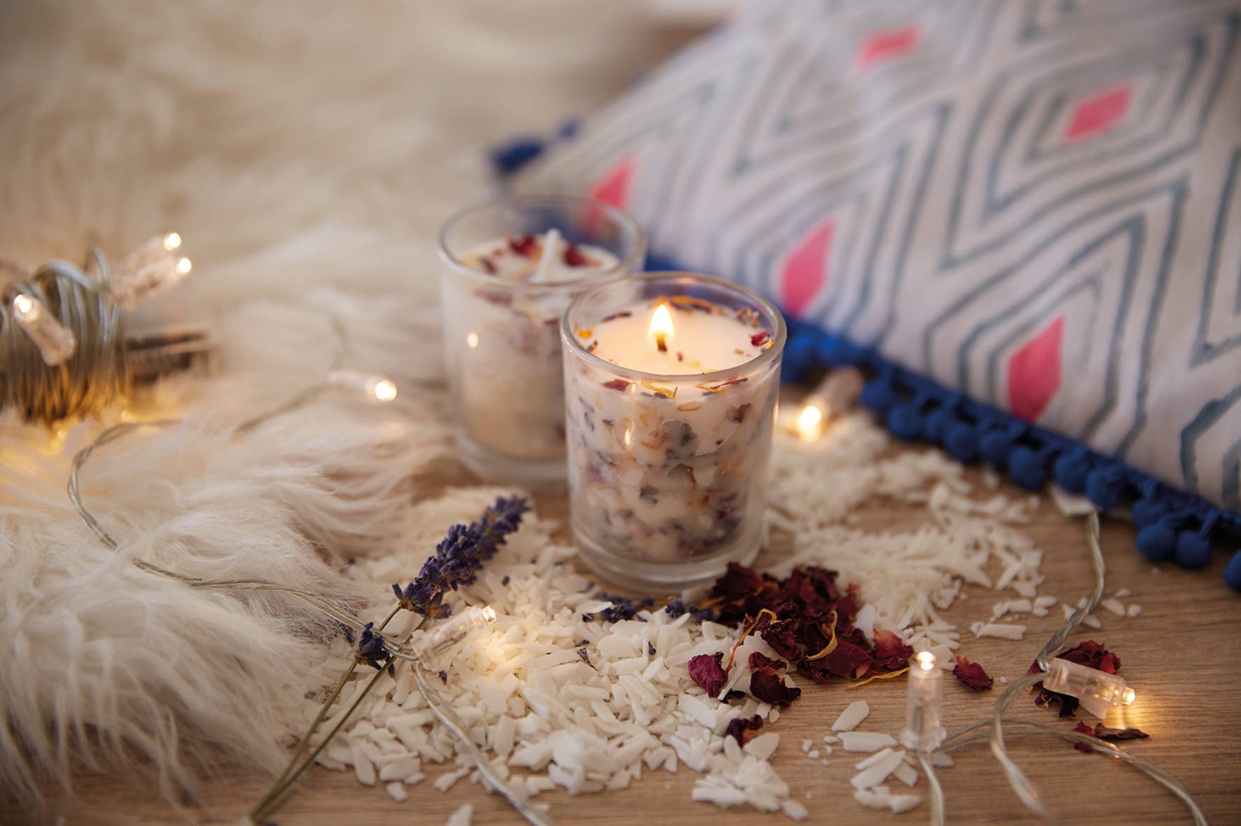 West Design Products – wholesale DIY craft kit – House of Crafts Dried Flower Soy Candle Kit5