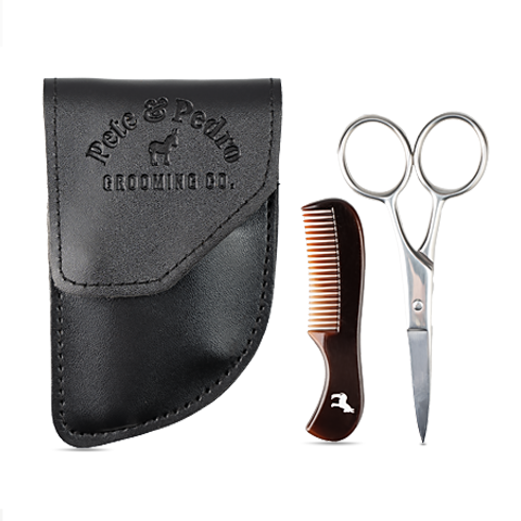 Pete & Pedro - Wholesale Beard Styling Product - Beard Care Comb & Scissors Kit2