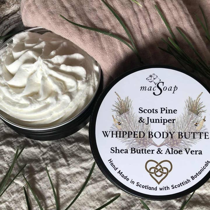 Scot's Pine & Juniper Whipped Body Butter for wholesale by macSoap