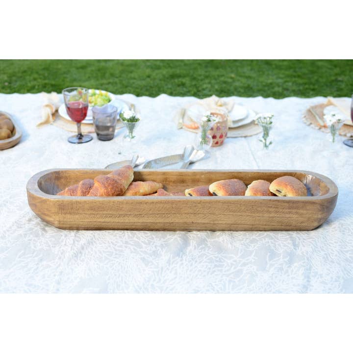 AULICA - Wholesale Decorative Plate/Dish/Bowl - Decorative wooden bowl 81x17x10cm1