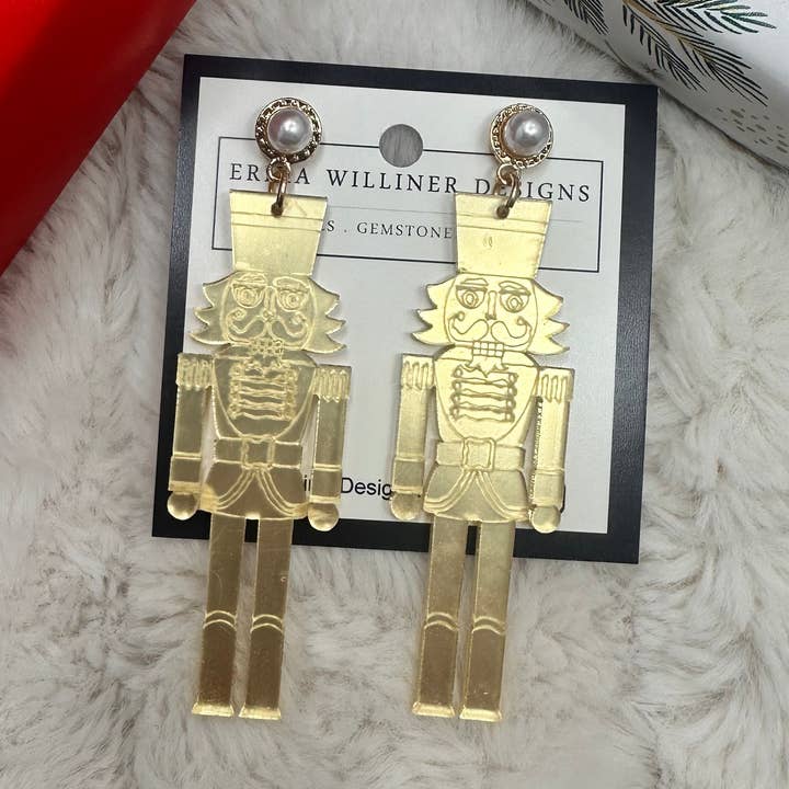 The Nutcracker Earrings - Erika Williner Designs for wholesale by Erika Williner Designs