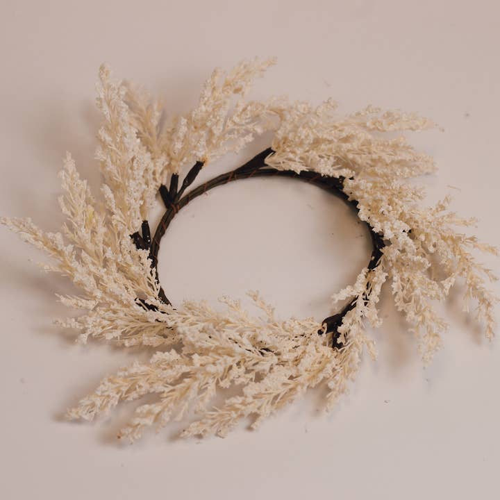 A Cheerful Giver - Wholesale Wreath - Coastal Reed Grass Candle Ring