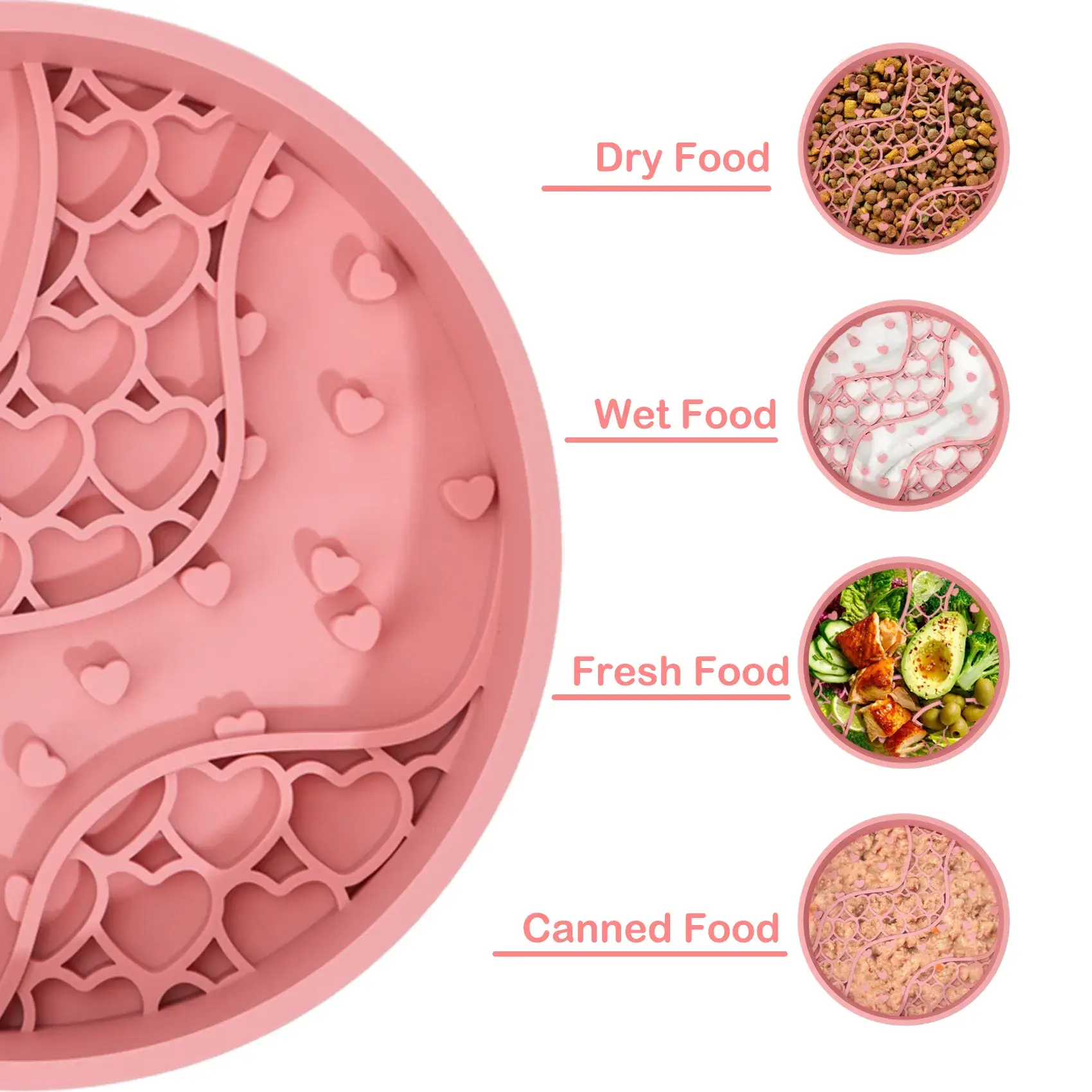 Doggotique – wholesale Pet bowl – Cat/dog – My Valentine Bowl, Slow Bowl Dog, Dog Bowl, Dog Feeding Bowl5