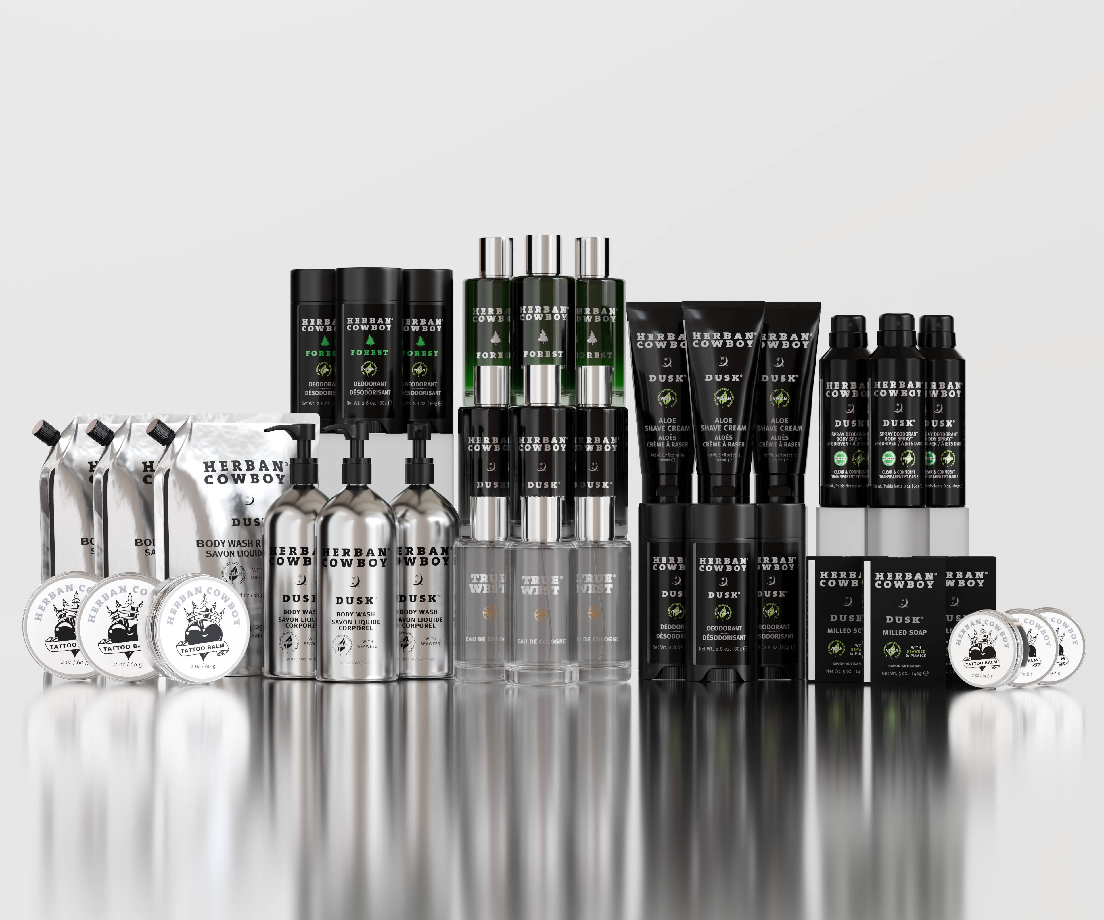 Herban Cowboy - Wholesale Bath & Body Set - Herban Cowboy Holiday Starter Pack 1
