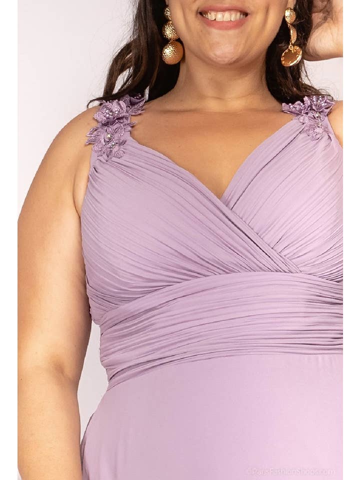 Eva & Lola - Epsilonn - Wholesale Dress - Women's - HM2103-1 - Elegant plus-size dress7