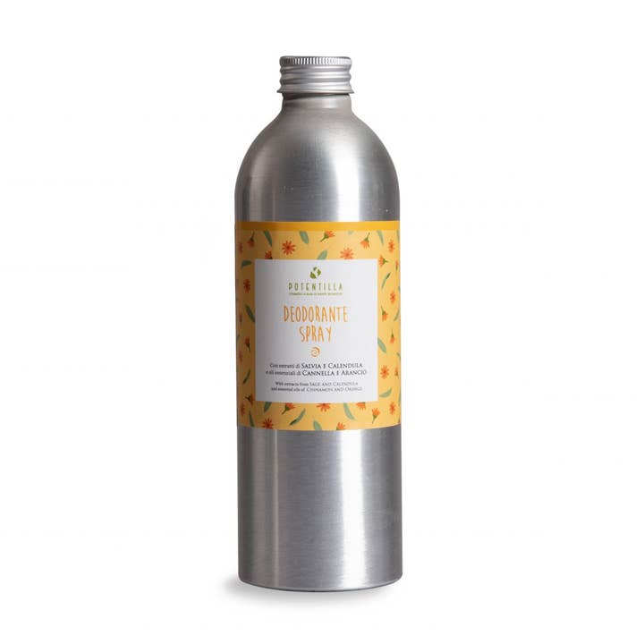 Deodorant Spray med salvie og calendula ekstrakter og olier for engroshandel hos Potentilla