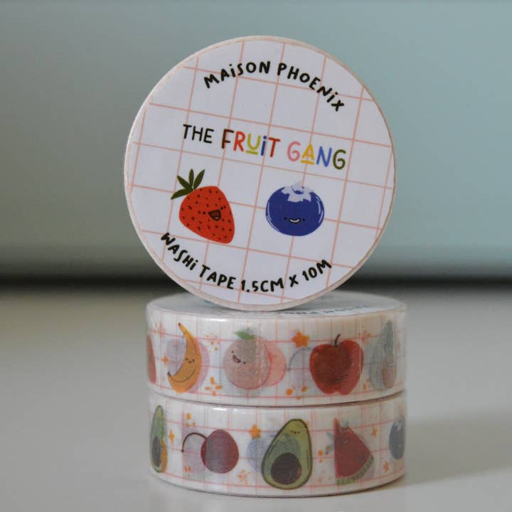 Fruit Gang Washi Tape for wholesale by Maison Phoenix
