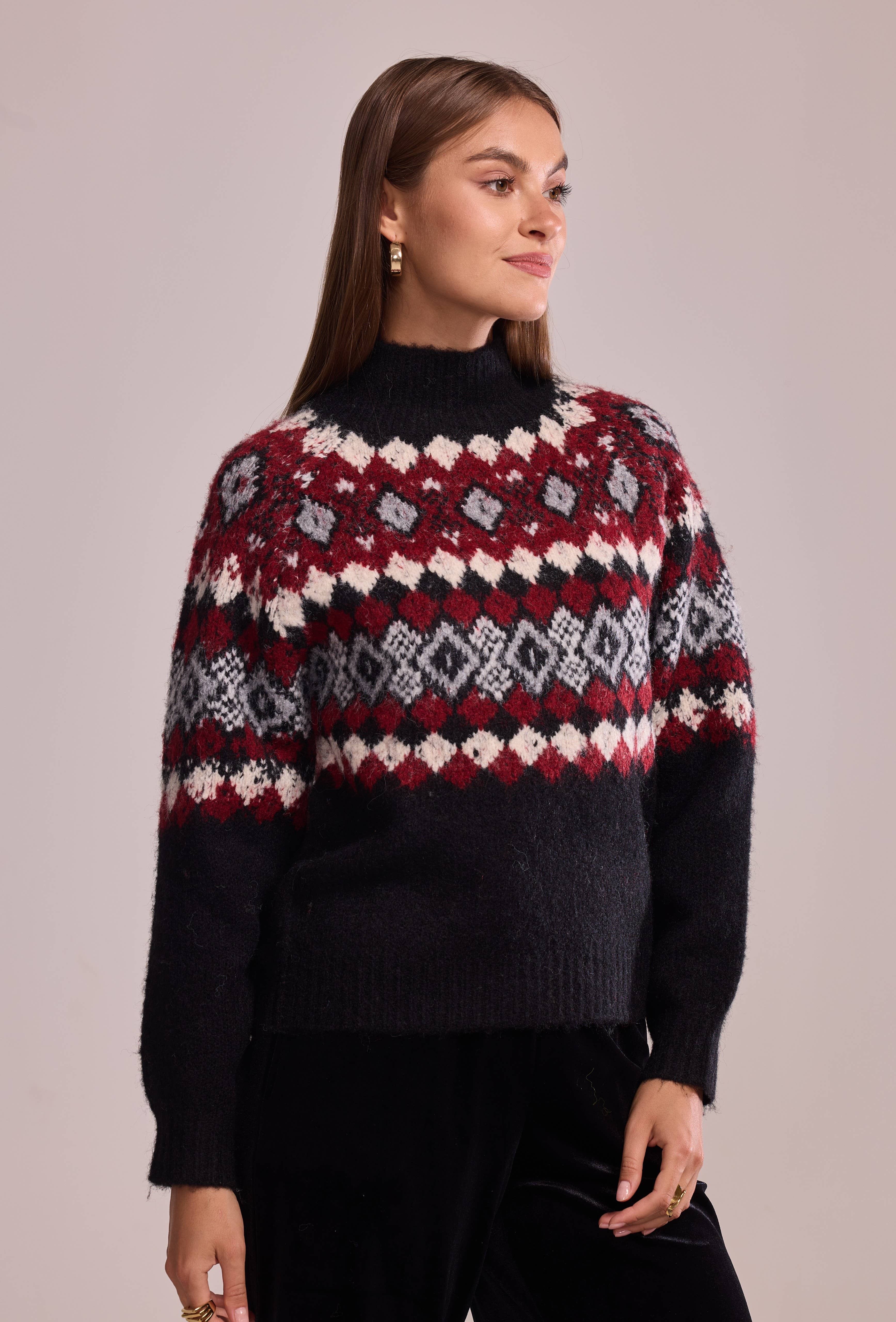 Cherry Paris - Wholesale Knit Sweater - Women's - Pull Yaelle - IH2563418
