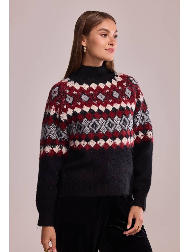 Cherry Paris - Wholesale Knit Sweater - Women's - Pull Yaelle - IH2563418