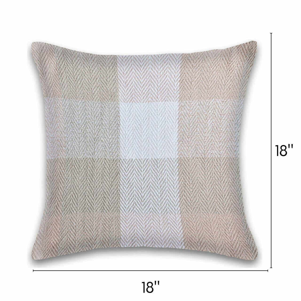 Fabstyles - Wholesale Throw Pillow Cover - Fabstyles Herringbone Check Cotton Pillow Cover7