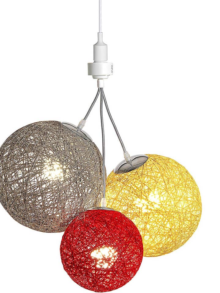 Lampada a sospensione Bahia 3 Ball LED E27 per la vendita all'ingrosso da parte di Guirled