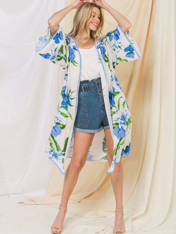 Gedruckter Kimono- IJ10043FM für den Großhandel von FLYING TOMATO