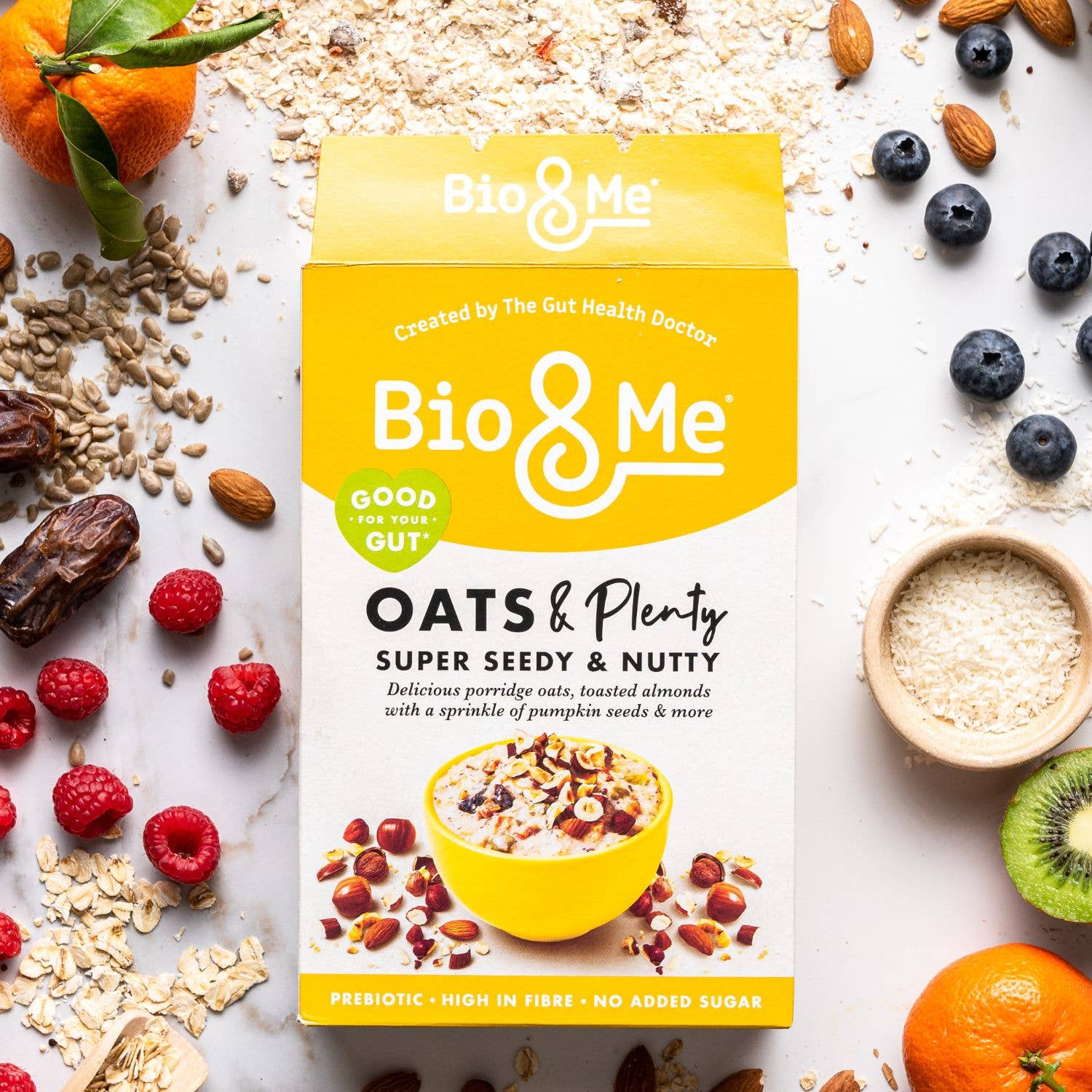 Bio & Me – wholesale Breakfast cereal – Super Seedy & Nutty Gut-Loving Prebiotic* Porridge - 400g3