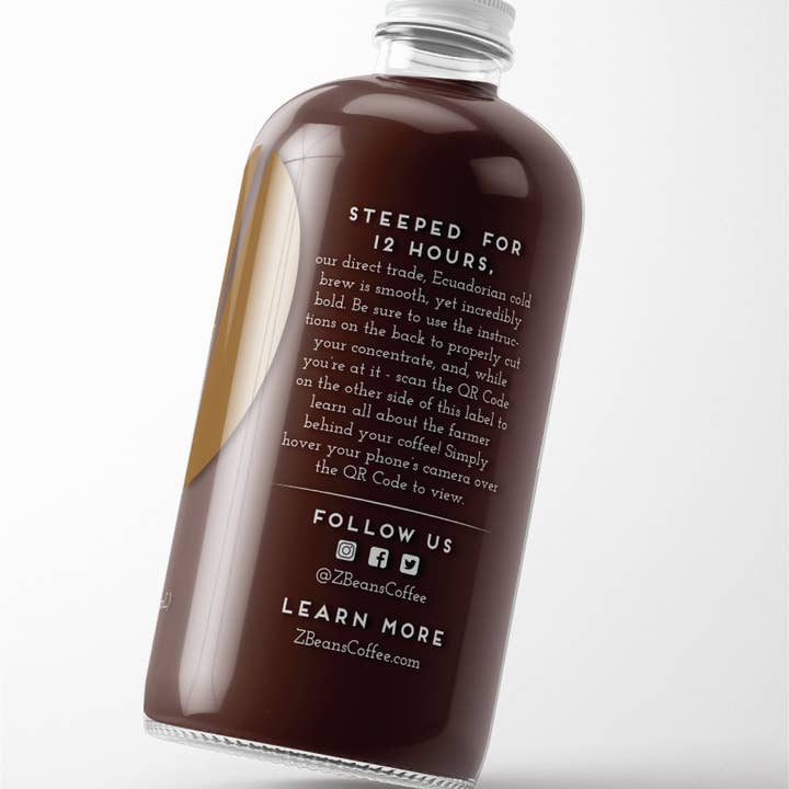 Z Beans Coffee - Wholesale Iced Coffee/Cold Brew - Cold Brew Concentrate