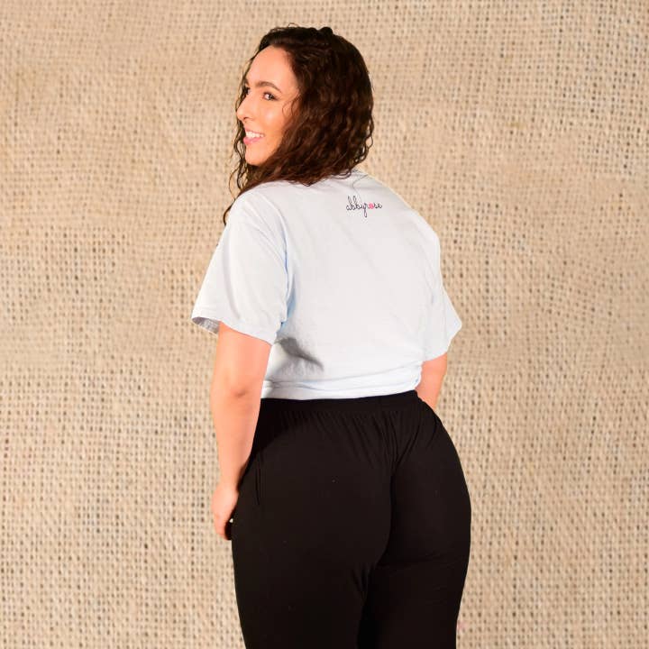 Blauer Schmetterling Blaues T-Shirt für den Großhandel von abbyrose