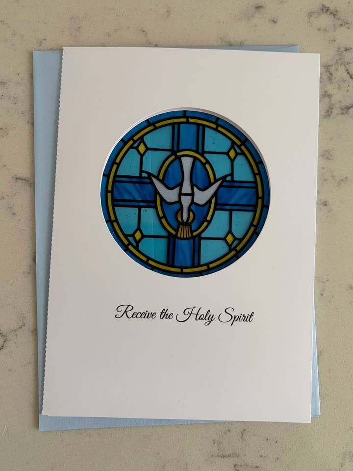 Carte de Confirmation du Don de l'Esprit pour la vente par Bright Greetings