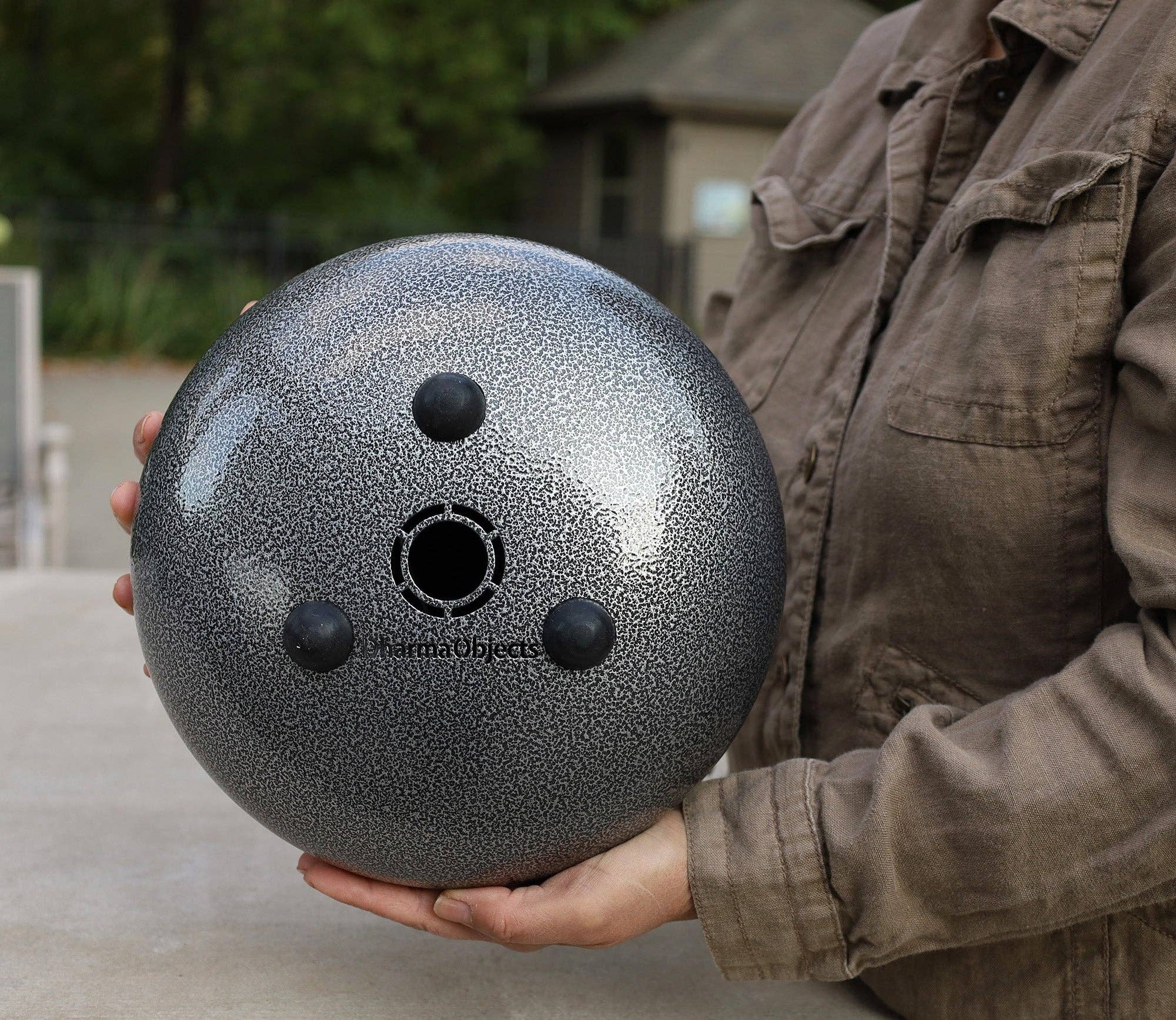 Lungta Imports - Wholesale Muziekaccessoire - Stalen tongtrommel 11 noten 10 inch tankdrum, handpandrum, chakra-drum, percussie met gewatteerde reistas en hamers1